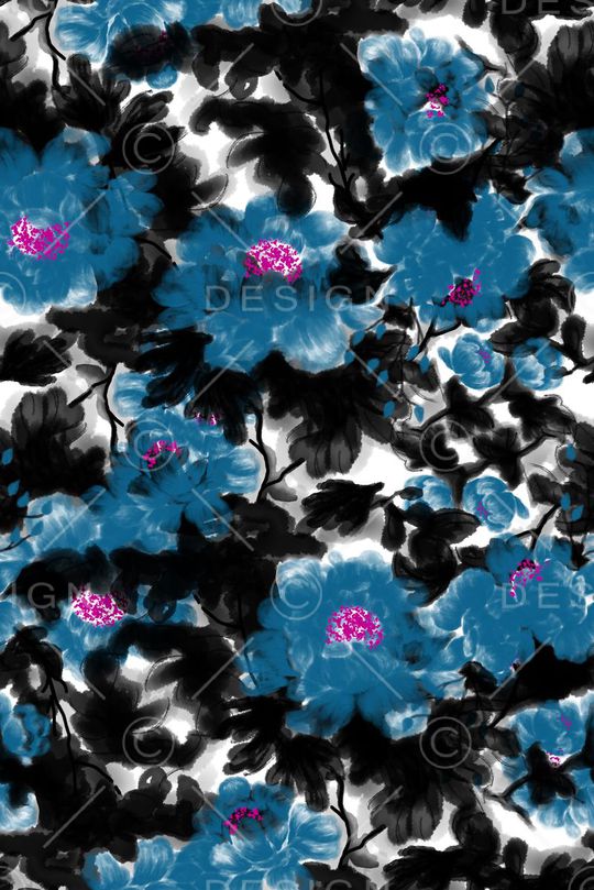 花朵印花华亿平台图片