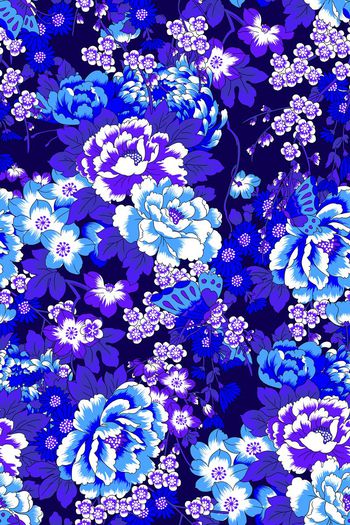 580029-牡丹花小黄花小碎花