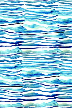 波浪条纹印花华亿平台图片