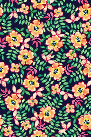 花朵印花华亿平台图片