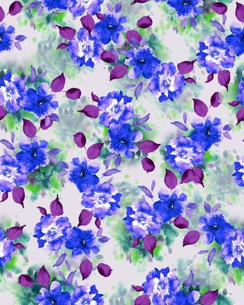 580242-手绘 水彩 花卉