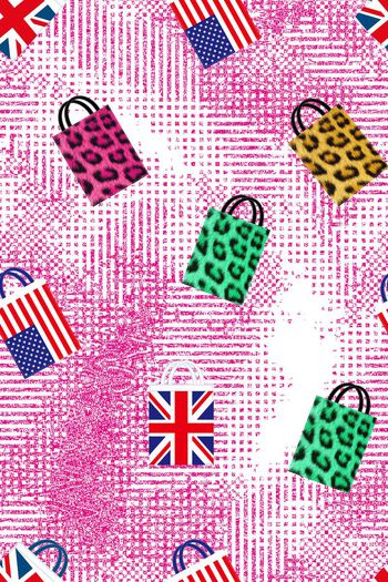 580266-国旗购物袋组合