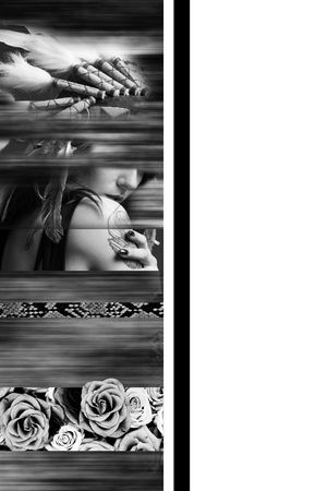 男装、黑白、人物头像、花卉、风景印花华亿平台图片