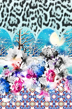 定位花印花华亿平台图片