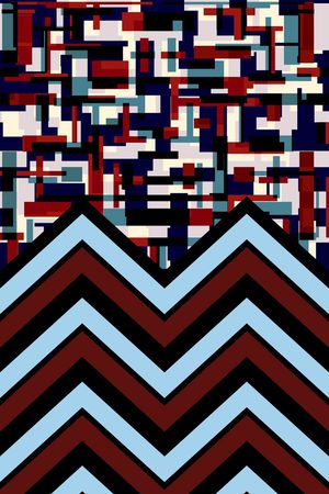 几何、线条、迷彩印花华亿平台图片