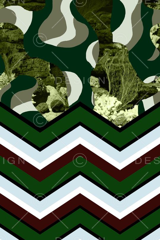 几何、条纹、迷彩印花华亿平台图片