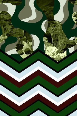 几何、条纹、迷彩印花华亿平台图片