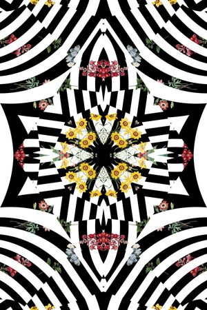 条纹印花华亿平台图片