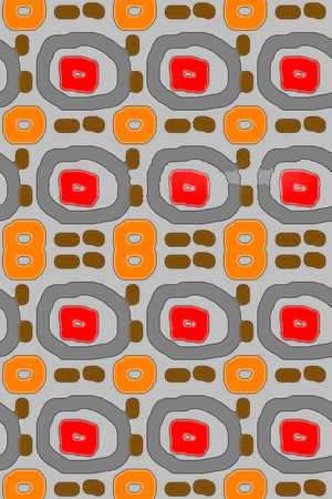 多色简洁印花华亿平台图片