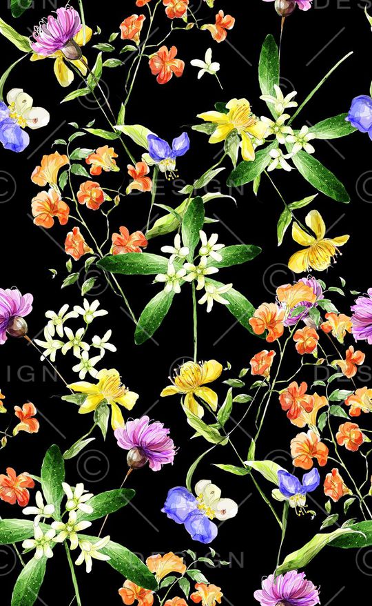 水彩印花华亿平台图片