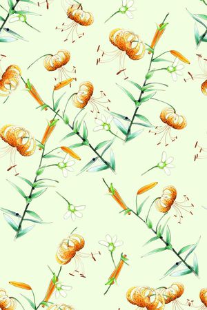 水彩手绘印花华亿平台图片