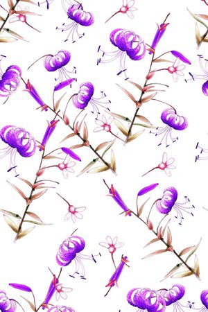 水彩手绘印花华亿平台图片