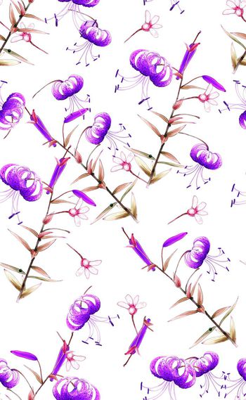 580367-欧美流行时尚水彩花