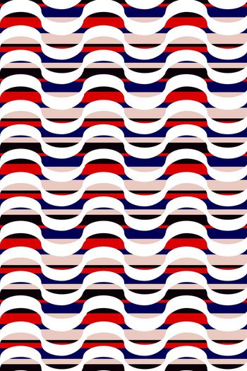 580512-几何波纹撞色