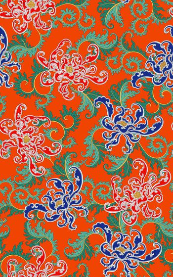 580563-中国风缠枝莲纹