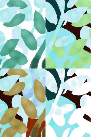 手绘印花华亿平台图片