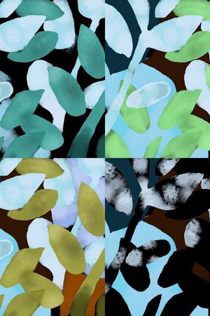 手绘印花华亿平台图片