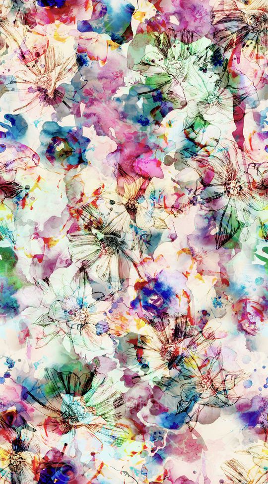 抽象唯美印花华亿平台图片