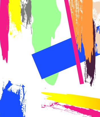 抽象印花华亿平台图片