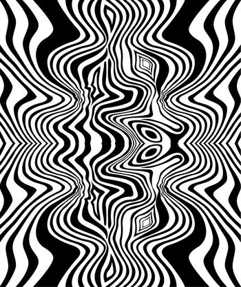 线条印花华亿平台图片