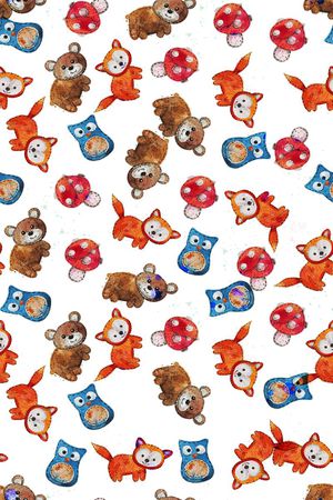 小熊印花华亿平台图片