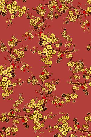 中国风印花华亿平台图片