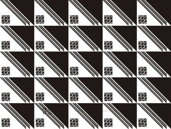 几何图案印花华亿平台图片