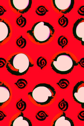 手绘印花华亿平台图片