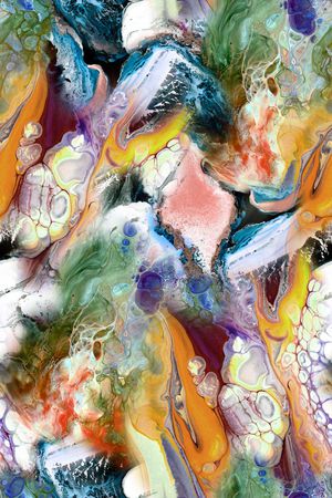 抽象印花华亿平台图片