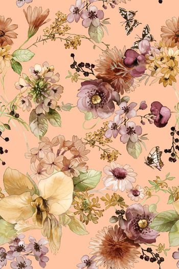 580852-手绘浪漫花卉粉晶女装