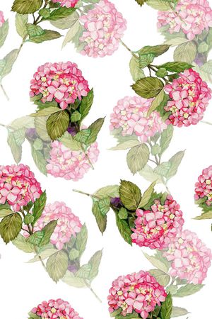 水彩花印花华亿平台图片