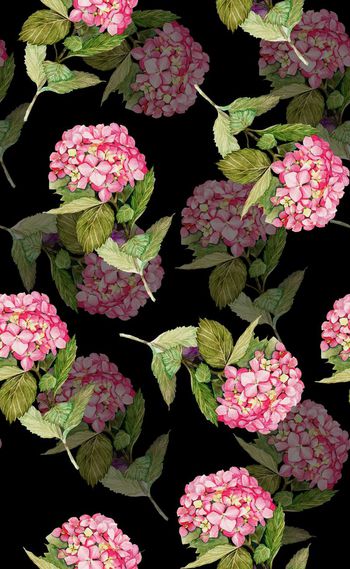 580857-欧美流行时尚水彩花