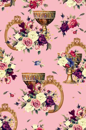 宫廷印花华亿平台图片