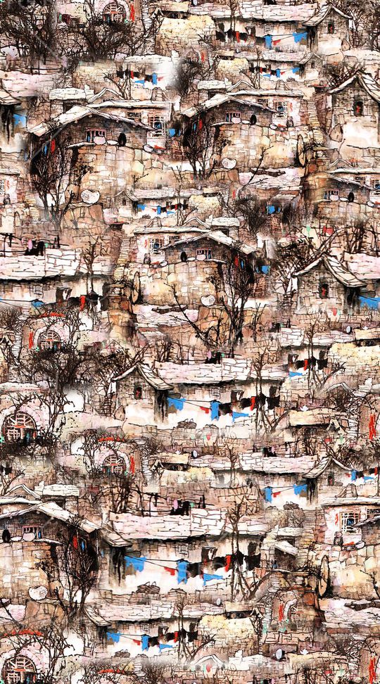 中国风印花华亿平台图片