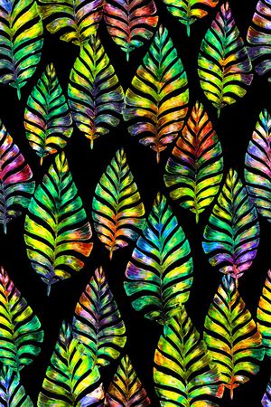 棕榈叶印花华亿平台图片