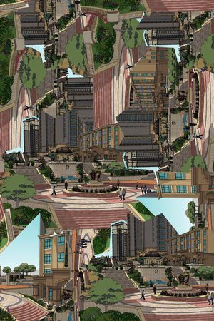 雪山印花华亿平台图片