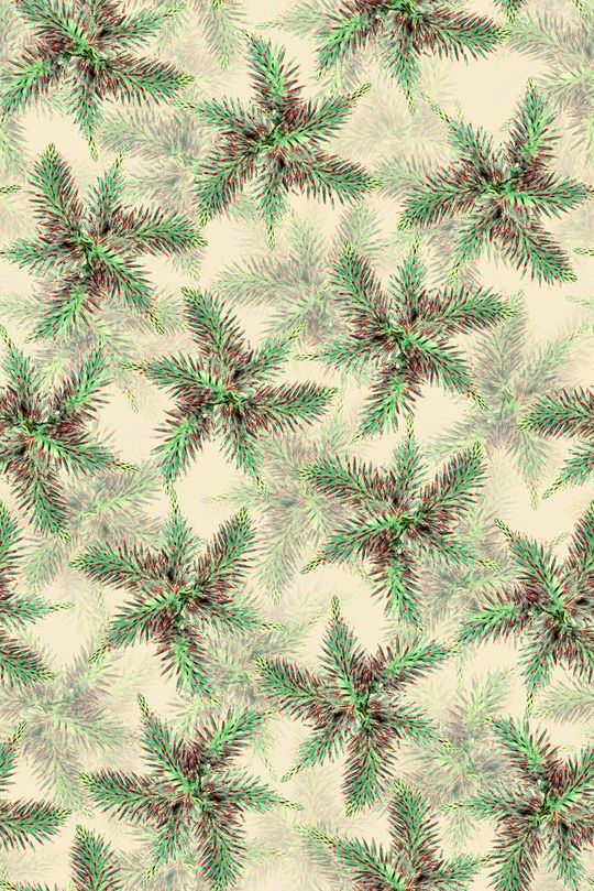 热带雨林印花华亿平台图片