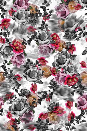 抽象印花华亿平台图片