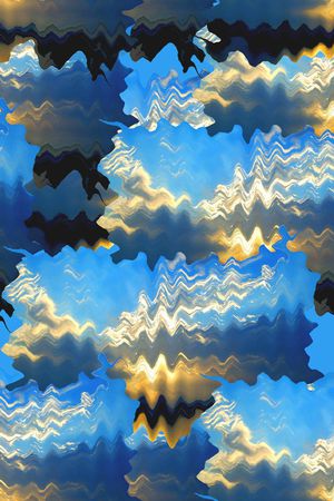 波浪印花华亿平台图片