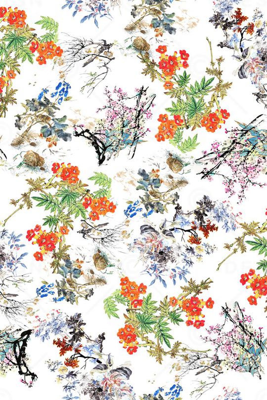 潮流时尚大牌印花华亿平台图片