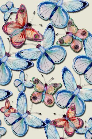 水彩印花华亿平台图片