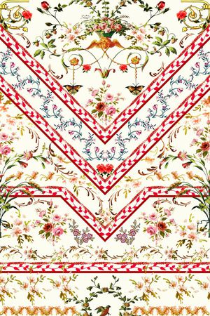 田园风印花华亿平台图片