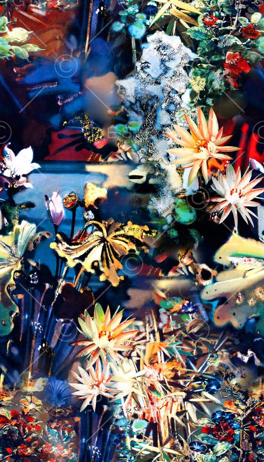 抽象印花华亿平台图片