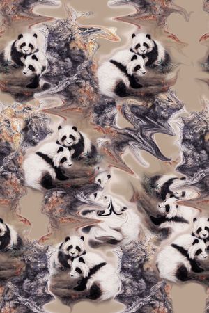 复古印花华亿平台图片