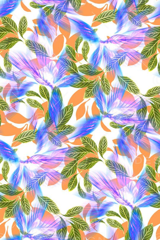 小清新印花华亿平台图片