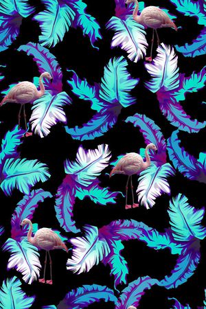 棕榈叶印花华亿平台图片