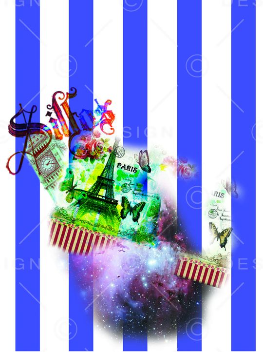 清新小自然印花华亿平台图片