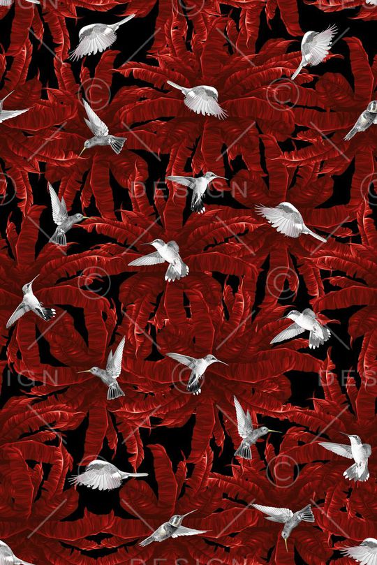 热带雨林印花华亿平台图片