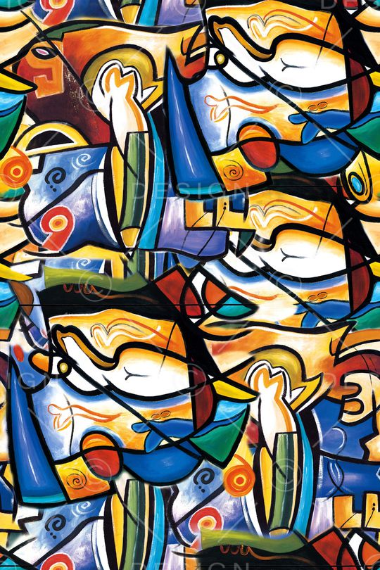 趣味印花华亿平台图片