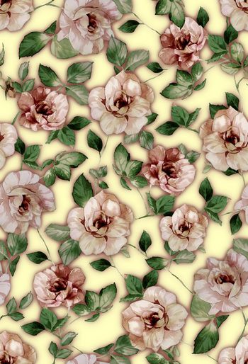 581581-浪漫花卉－手绘玫瑰 